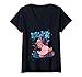 Mujer Disney and Pixar's Inside Out Bing Bong Show Camiseta Cuello V