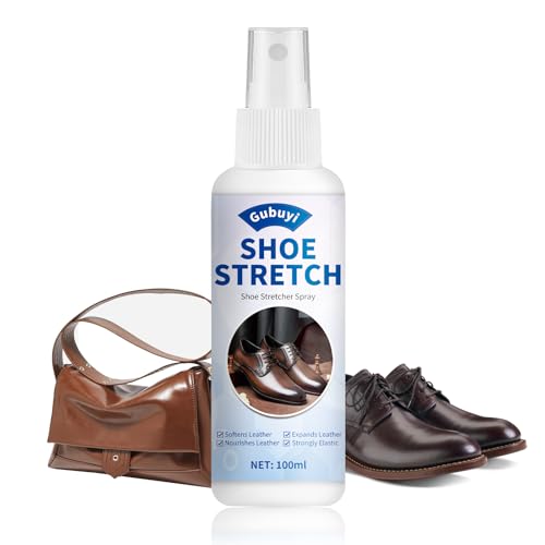 Gubuyi 100ml Assouplissant Cuir Chaussures, Spray Extensible de Chaussures, Shoe Stretcher,...