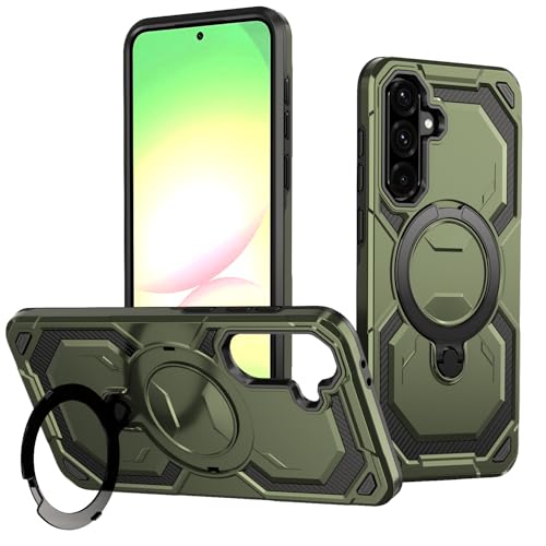 Coque compatible MagSafe Samsung Galaxy A56 antichoc militaire avec support