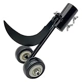 Weed Puller Tool with Wheels, Adjustable Weeding Tools Stand Up Weed Puller for Garden Patio Backyard Lawn Sidewalk Driveways Standing Weeds