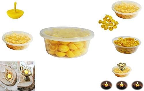 VRINDAVANBAZAAR.COM Pure Cow Ghee Wicks/Readymade Ghee Cotton Wicks/Diya Batti/puja Batti (200)