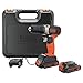 Produktbild Black+Decker BCD001C2K-QW Akku-Bohrschrauber (18V/1.5 Ah, 10mm Schnellspannbohrfutter, 10-stufige Drehmomentvorwahl + 1 Bohrstufe, LED-Arbeitslicht, inkl. Ladegerät, 2 Akkus und Koffer)