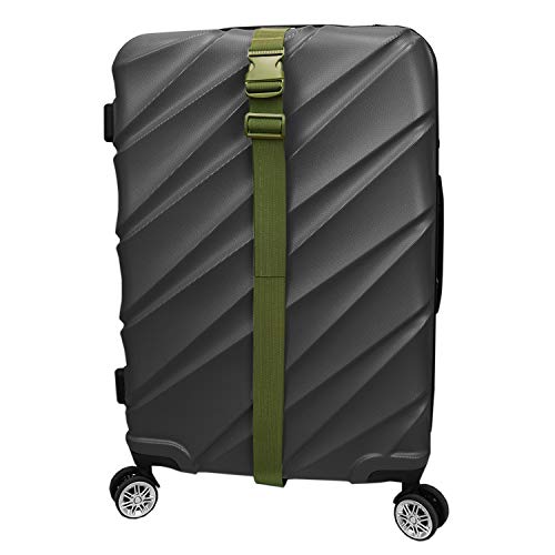 Magarrow 80" Long Utility Luggage Straps With Buckle Adjustable (Army Green (4-Pack), 1.5" Wide - 80" Long) #TOP5