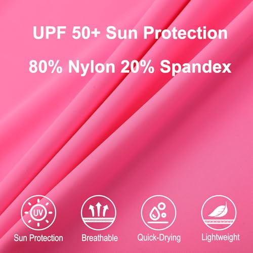 Image of 5-14Y Boys Girls Rash Guard UPF 50+ Short Sleeve Kids Neon Swim Shirts | Unisex UV Sun Protection Shirts,Quick Dry Kids Rash Guard, Boys Girls Neon Swim Shirts,Teen Rash Guard Swimsuit