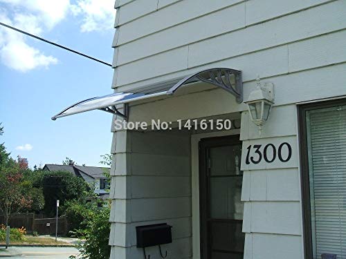 80x120cm, populär in Kanada Eintrag Tür Canopy Markise, Tür Kunststoff-Markise