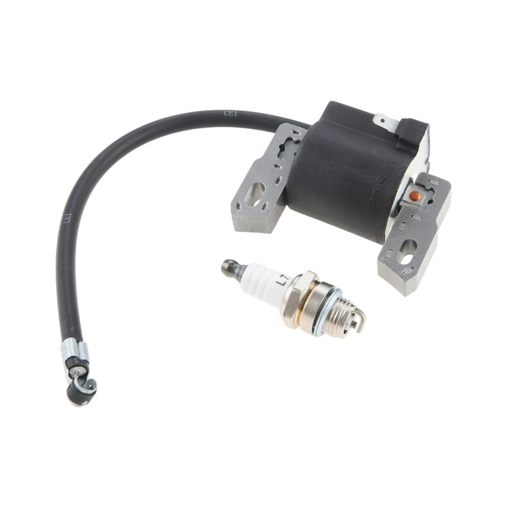 Bobina de encendido 590454 con bujía L7T apta for cortacésped 799381 790817 692605 802574 herramienta eléctrica de jardín