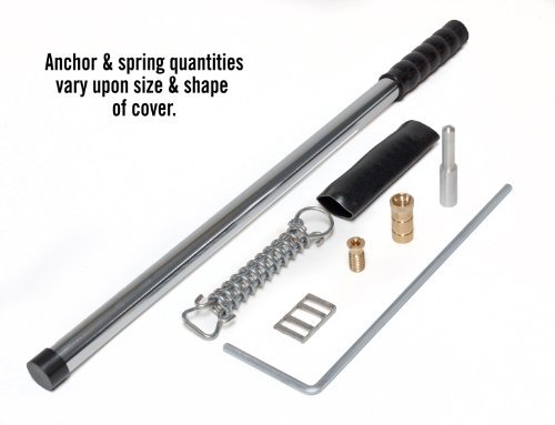 GLI Secur-A-Pool 20 FT X 38 FT Rectangular Mesh Safety Cover System, Blue - Image 3