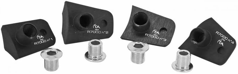 Paire De Caches Pédalier Spécialités T.A. – 1er Modèle Alu, Occasion