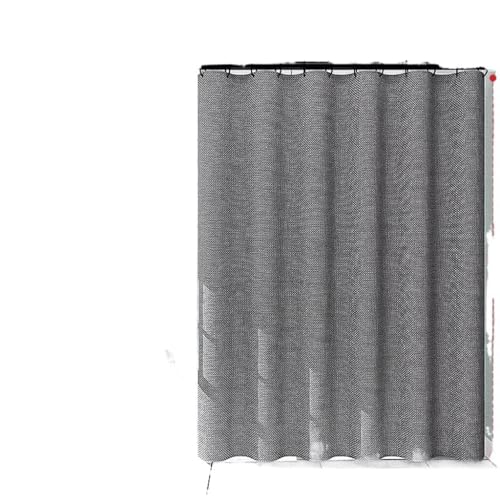 FKLGJFO Composite foaming Polyester Shower Curtain Waterproof and Resistant Bathroom Curtain Waterproof Cloth Bath(150 * 200)