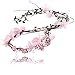 Produktbild AWAYTR Boho Braut Blume Girlande Stirnband - Frauen Mädchen Einstellbare Baum Rattan Blatt Floral Haar Kranz Hochzeit Fotografie Dekoration, Rosa-2, Einheitsgröße