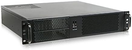 iStarUSA Group 2U Compact Rackmount 2 X 5.25 (D-214-MATX) , Black