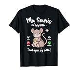 Idée design avec message Drôle et Rigolo pour les Fans et les Amoureux des Souris