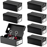 Arsmat 16 Pack Mini Sneaker Gift Boxes, 4.7 x 2.5 x 2 Inch Small Shoes Box with Editable Labels for Parties, Sports-Themed Candy, Cookies, Snacks