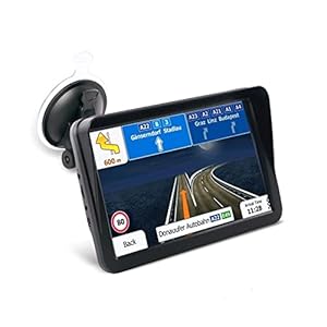 Carro GPS Navegación de 9 Pulgadas Touch Sat Navigator FM Transmisor con mapas gratuitos. para Coche CamióN Autocaravana (Color : Add Reversing CAM)