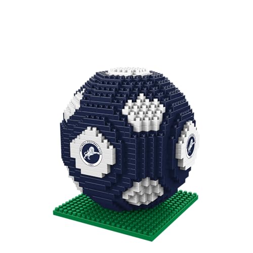 FOCO Officially Licensed Millwall FC 3D BRXLZ Bricks Football Toy Model