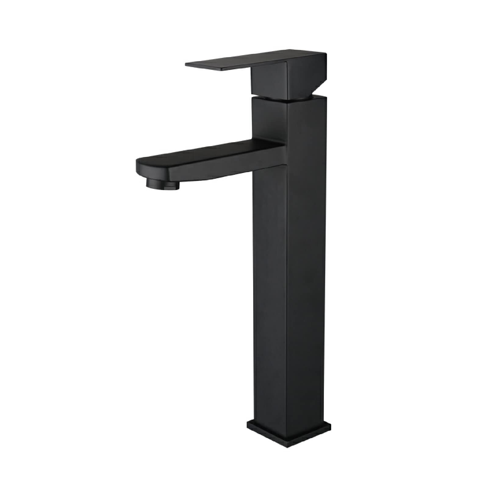 Mitigeur de lavabo noir en acier inoxydable eau chaude et froide pour salle de bain
