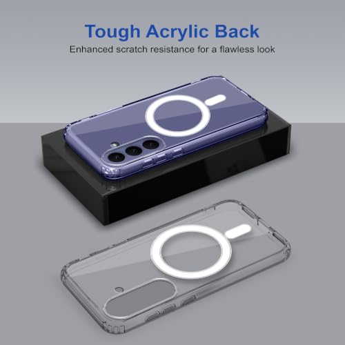 Image of Zapcase Back Case Cover for Samsung Galaxy S26 FE 5G | Compatible for Samsung Galaxy S26 FE 5G Back Cover | Compatible with MagSafe | Scratch-Resistant Back Cover | Clear
