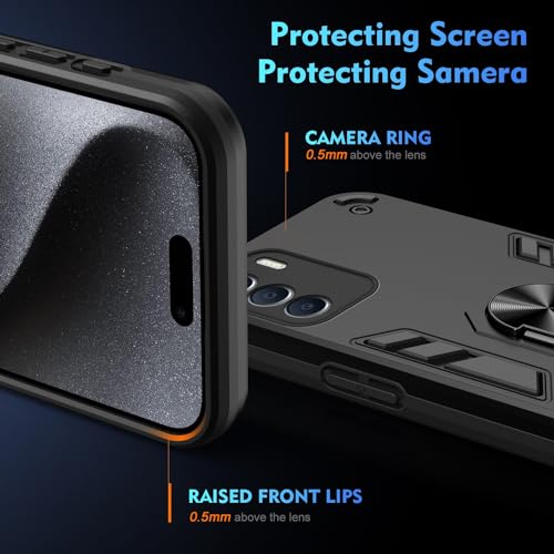 Coque Infinix Zero 5G 2023 antichoc militaire avec béquille intégrée