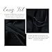 Linenwalas Duvet Cover Set King Size - Viscose Derived from Bamboo Soft, Light Weight, Zipper Closure and Corner Ties Cooling Comforter Cover with Fitted Sheet, Black Halloween Bedding (Jet Black)