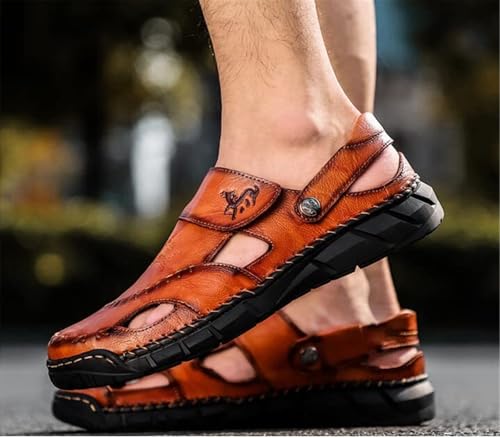 Mens Casual Walking Sandals Closed Toe Beach Shoes Sports Outdoor Sandals Summer for Hiking Trekking4