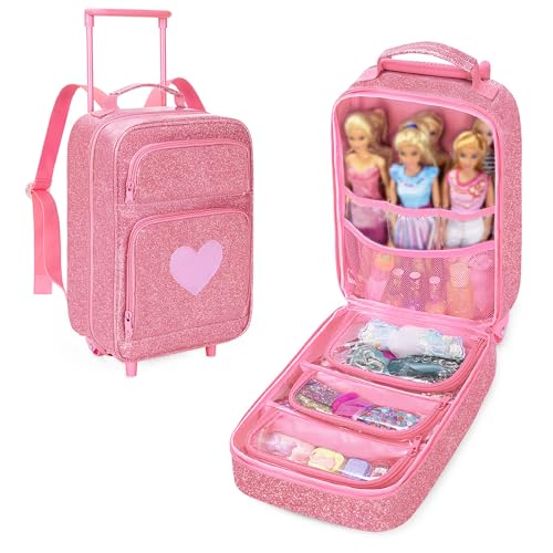 LoDrid Travel Backpack Compatible with Dolls 12-inch, Pink, Bag Only by LoDrid - Used condition - CA$46.87