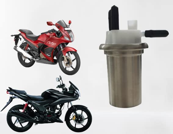 AUTOPLEXStainless Steel Fuel Pump| Fuel Pump Assembly For Hero Karizma ZMR & Honda Stunner Bike Accessories (Hero Karizma ZMR & Honda Stunner)