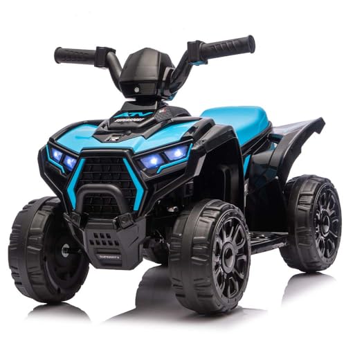 DNWRZCJXY 6V Kids Quad Ride-On Toy, Toddler ATV Car with