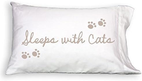 Sleeps with Cats Single Pillowcase