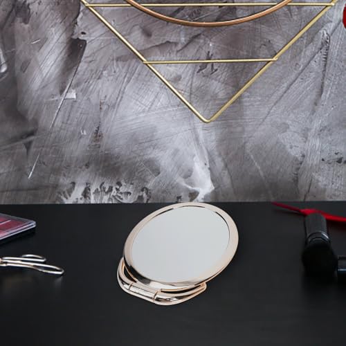 Espejo de maquillaje plegable MAGICLULU con aumento 3X y doble cara para mesa o pared 5