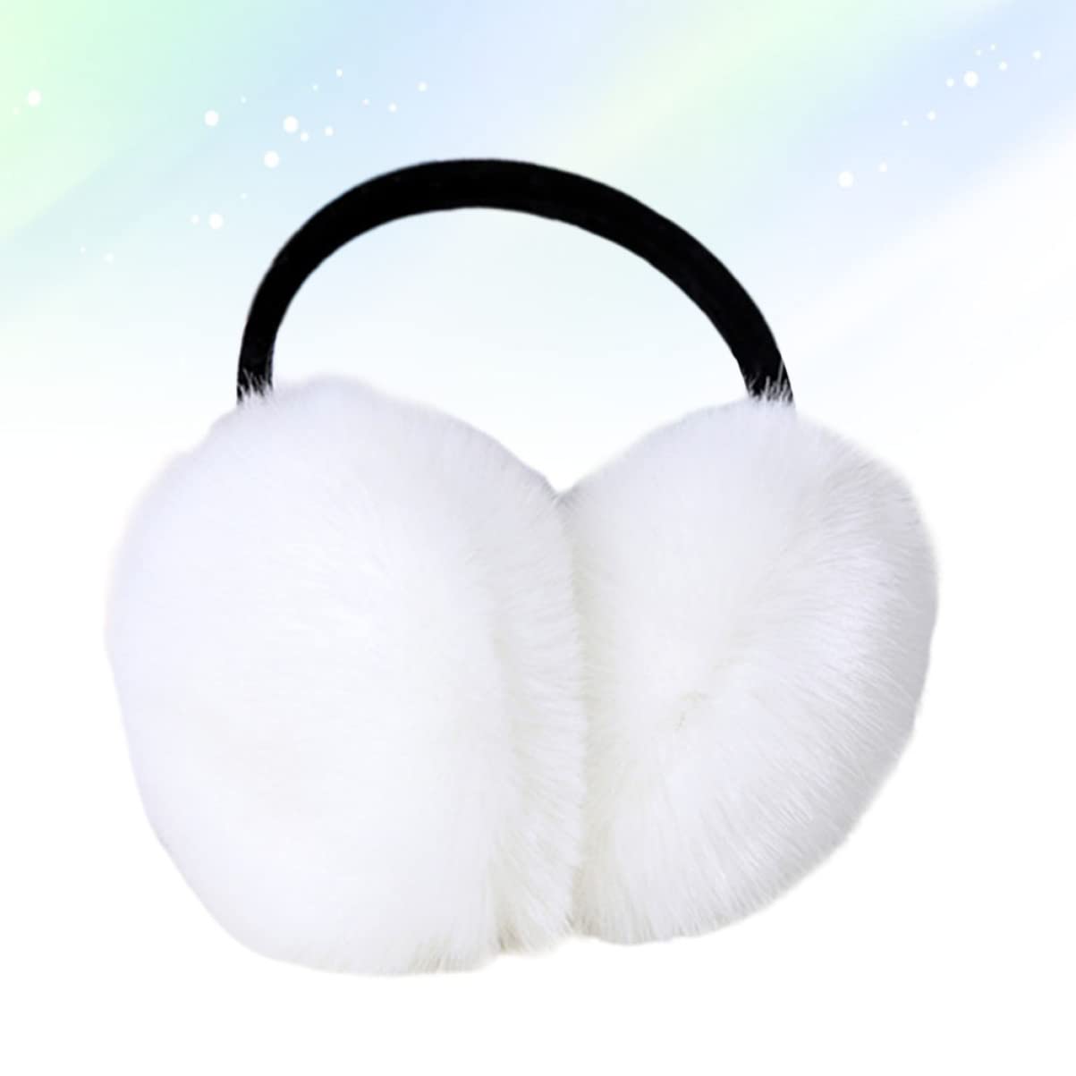 SOIMISS 3piezas Orejeras De Invierno Para Mujeres Ajustables De Material De Protección Térmica y Estilo Moderno Diseño De Piel De Lana Uso Climas Fríos Color