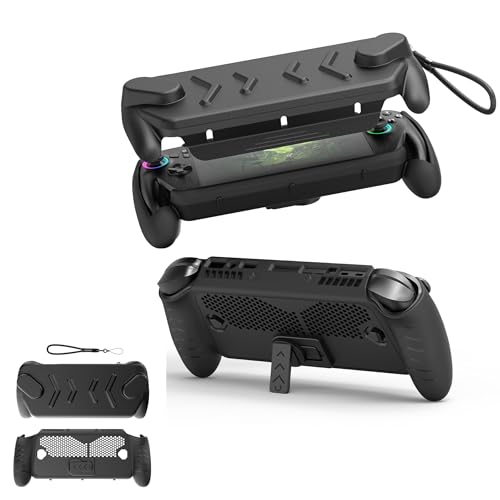 Ya en mundofriki.es: Lokyoyo Funda protectora con cubierta de pantalla para ROG Xbox Ally/ROG Xbox Ally X 2025, funda de agarre antideslizante con correa de muñeca, cuerpo completo resistente a los arañazos (con cubierta