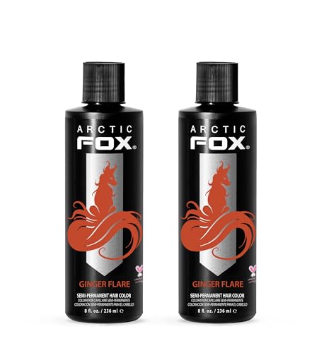 Image of ARCTIC FOX Semi-Permanent Hair Dye Ginger Flare - Vegan - 2 x 8 oz