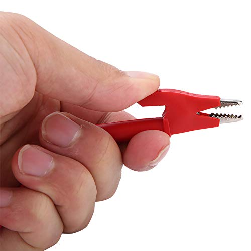 Image of High Voltage Banana Plug, 20A 2000V Fully Insulated Safety Crocodile Clip Test Probe Lead Testing Cable