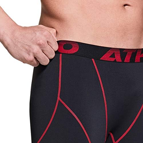 ATHLIO Men's Thermal Compression Pants, Athletic Running Tights