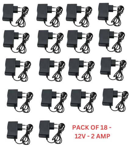 Image of 12V 2A DC Power Supply Adapter, 100-240V AC to DC 12V 2A Power Transformer (4)