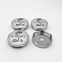 4 PCS New Shelby Cobra 60mm 2.36 Inches ABS Aluminum Chrome Car Custom Rim Wheel Hub Center Caps Cover