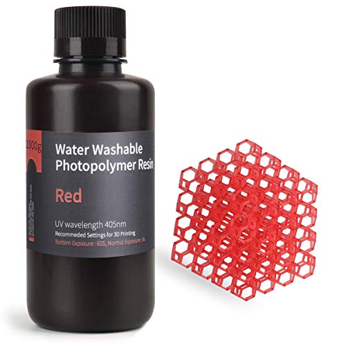 ELEGOO Water Washable 3D Printer Rapid Resin LCD UV-Curing Resin 405nm Standard Photopolymer