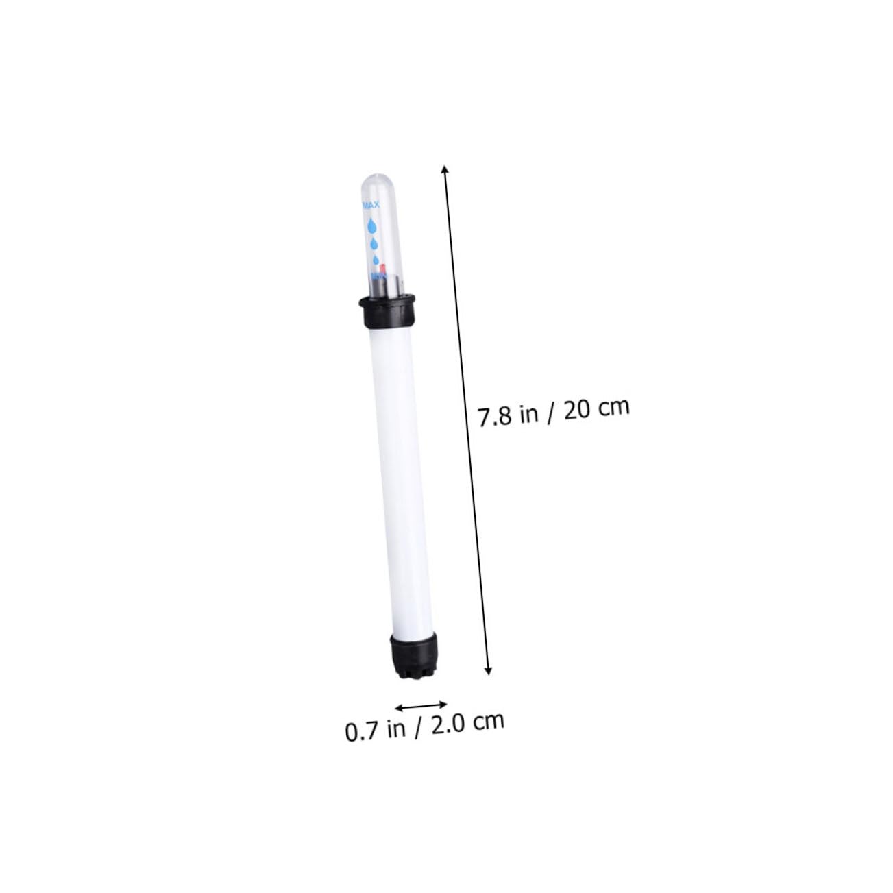 BESPORTBLE 5 Sätze Wasserstandsanzeige Temperaturanzeige Spiel Gebogener Schwanenhals Wasserkocher Solar Niederschlagsanzeige Aquarium Thermostat Durchsichtige Ornamente 4 Stück * 5