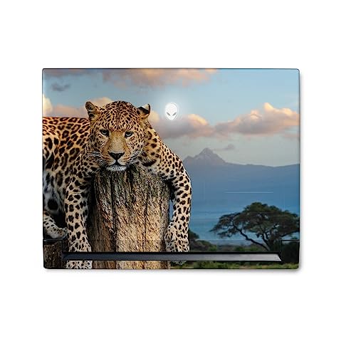 Image of MightySkins Skin Compatible with Alienware M18 R1 (2023) Full Wrap Kit - Chill Leopard | Protective, Durable, and Unique Vinyl Decal wrap Cover | Easy to Apply & Change Styles | Made in The USA