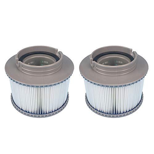 YanBan 2 Pack Vervanging Filter voor MSPA FD2089, Filter Cartridge Pomp Fit voor MSPA alle Huidige Hot Tubs