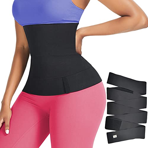 Waist Trainer Wrap â€“ Bandage Wrap Waist Trainer for Fitness, Postpartum Recovery, Muscle Toning â€“ Adjustable Waist Trimmer for Women â€“ Comfortable Breathable Waist Shaper â€“ Body Wrap for Back Support