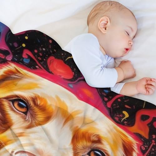 Manta para sofá y cama de perro mullida en franela suave 4