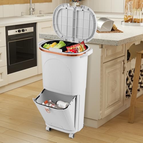 Giantex Bidone per Spazzatura Interno 38 L, Pattumiera da Cucina