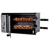 Assador a Gás de Bancada 02 Espetos Vertical GLP 220V Bivolt