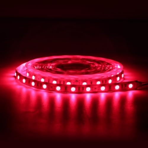 Tira de LED rojo profundo 660-670nm SMD5050 5M flexible miniatura 2