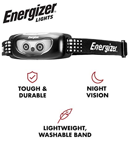 Energizer LED Headlamp, Bright and Durable, Lightweight, Built For Camping, Hiking, Outdoors, Emergency