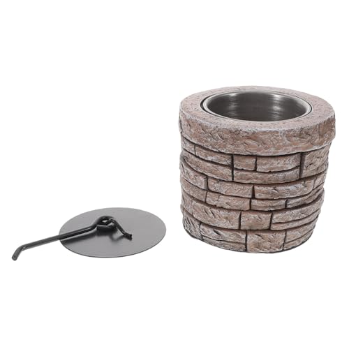 Luxshiny Mini Hogar Calentador de Gas Fogón de Portátil Inoxidable para Uso Interior y Exterior de Patio para Asar Malvaviscos y Decoración