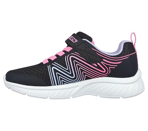 Image of Skechers Girls' Microspec Swirl Sweet | Casual, Lightweight, Machine Washable, Cushioned Insole