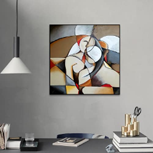 Peinture sur toile Picasso Le Rêve 60x60cm sans cadre pour décoration moderne de salon