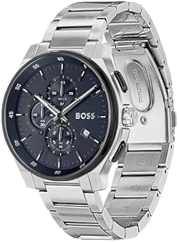 Boss HERO 2.0 Chronograph Green Dial With Stainless Steel Bracelet Mens Wat Edmo